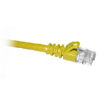 eNet Components 1ft Cat6 networking cable Yellow 11.8" (0.3 m)