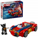 LEGO MARVEL 76336 Spider-Man Car vs. Venomized Wolverine