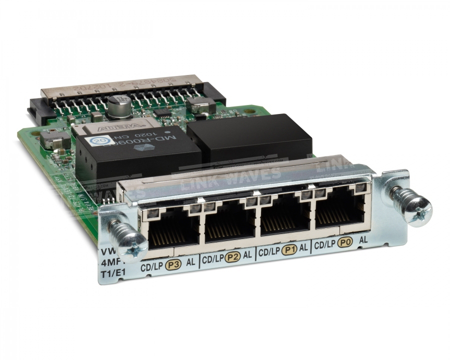 Cisco VWIC3-4MFT-T1/E1= voice network module RJ-45