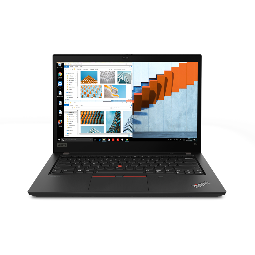 Photos - Laptop Lenovo ThinkPad T14 Gen 2 Intel® Core™ i7 i7-1185G7  35.6 cm (14 20W10005UK 