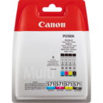 Canon 0386C004/CLI-571 Ink cartridge multi pack Bk,C,M,Y Blister 7ml Pack=4 for Canon Pixma MG 5750/7750
