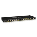 Netgear GS316P Unmanaged Gigabit Ethernet (10/100/1000) Black Power over Ethernet (PoE)