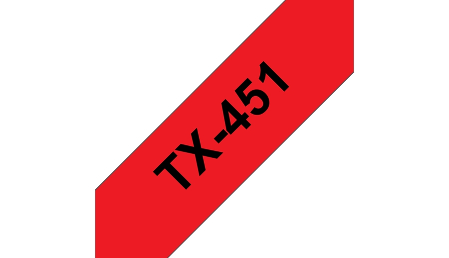 Brother-TX-451-DirectLabel-black-on-red-24mm-x-15m-for-Brother-P-Touch-TX-6-24mm