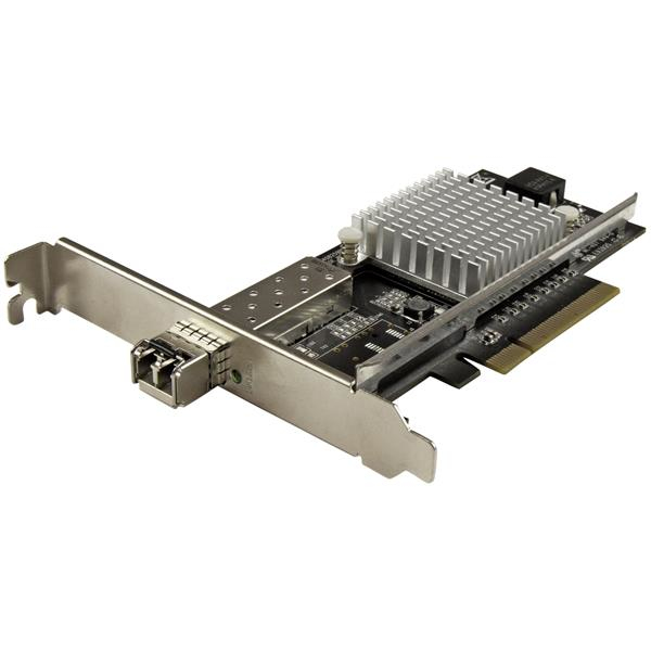 Image of StarTech.com 1-Port 10G SFP+ Fiber Optic Network Card - PCIe -...