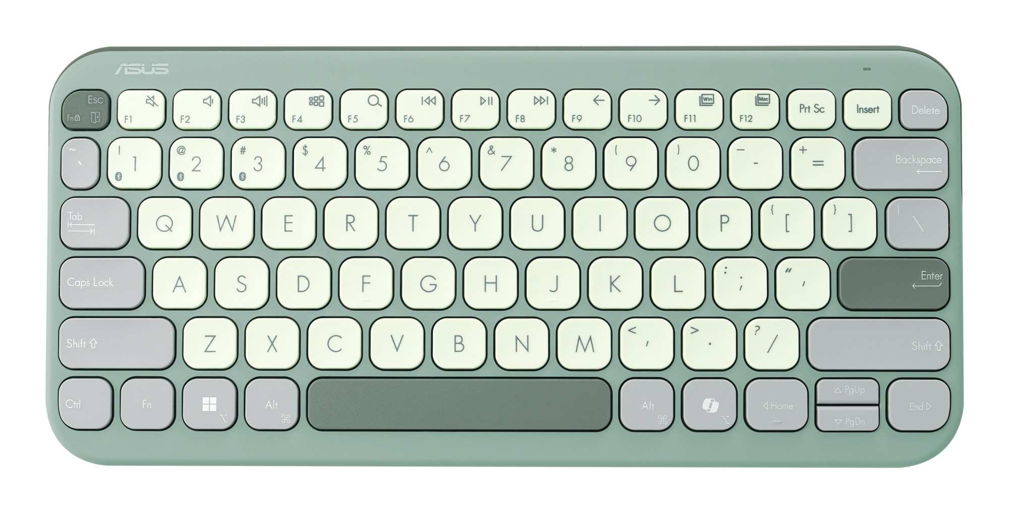 Marshmallow KW100 keyboard Home Bluetooth QWERTZ German Green