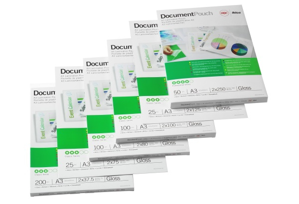 3747520 A4 Matt Gloss Document Pouch 75 Micron 50Pk thumbnail