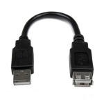 StarTech.com USBEXTAA6IN USB cable 5.98" (0.152 m) USB 2.0 USB A Black