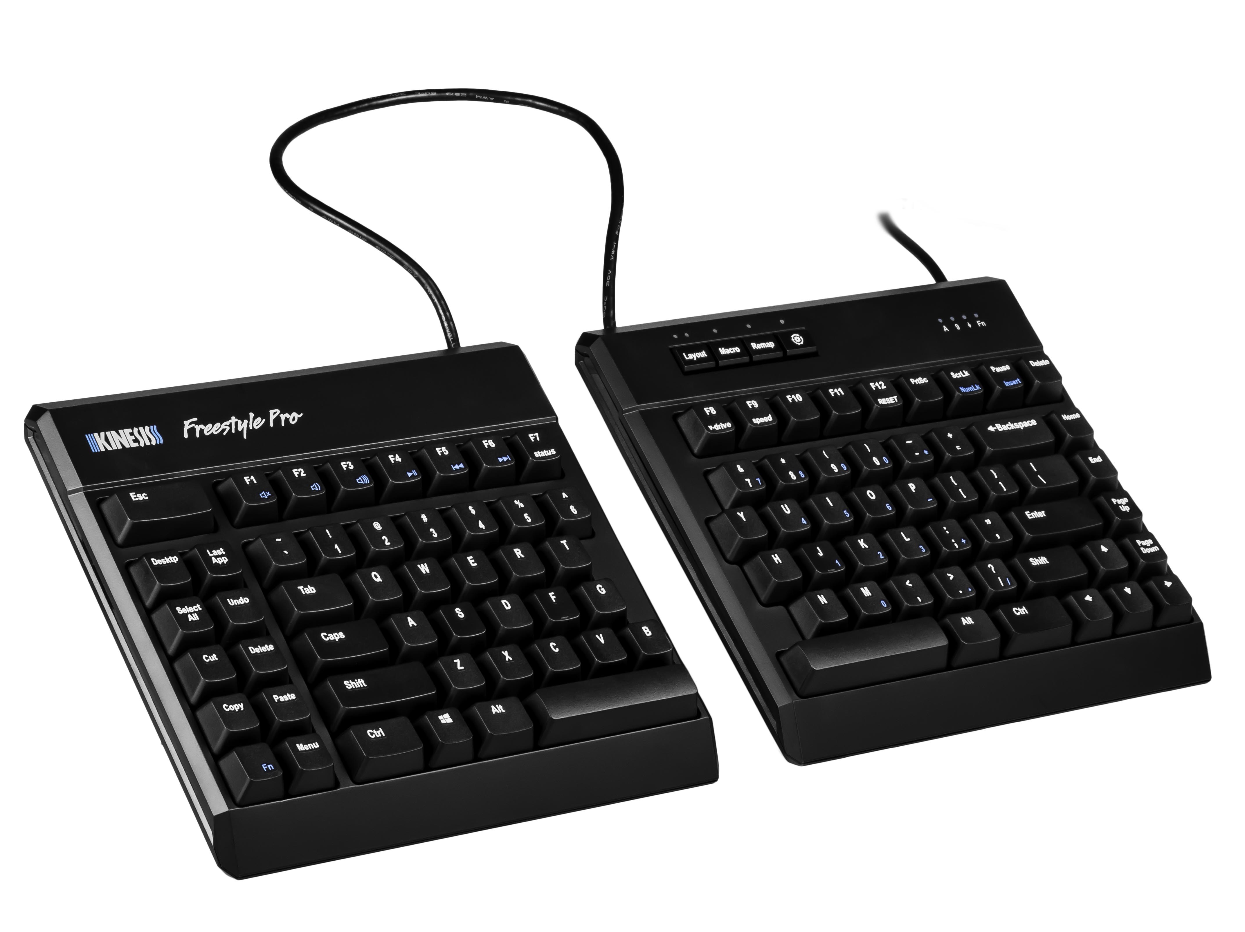 Image of Kinesis Freestyle Pro Quiet Keyboard with Cherry MX Red...