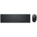 DELL KM5221W Pro Wireless Keyboard and Mouse Set for Windows, 2.4GHz Wireless, QWERTY UK English Layout, Black