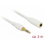 DeLOCK 85579 audio cable 2 m 3.5mm White