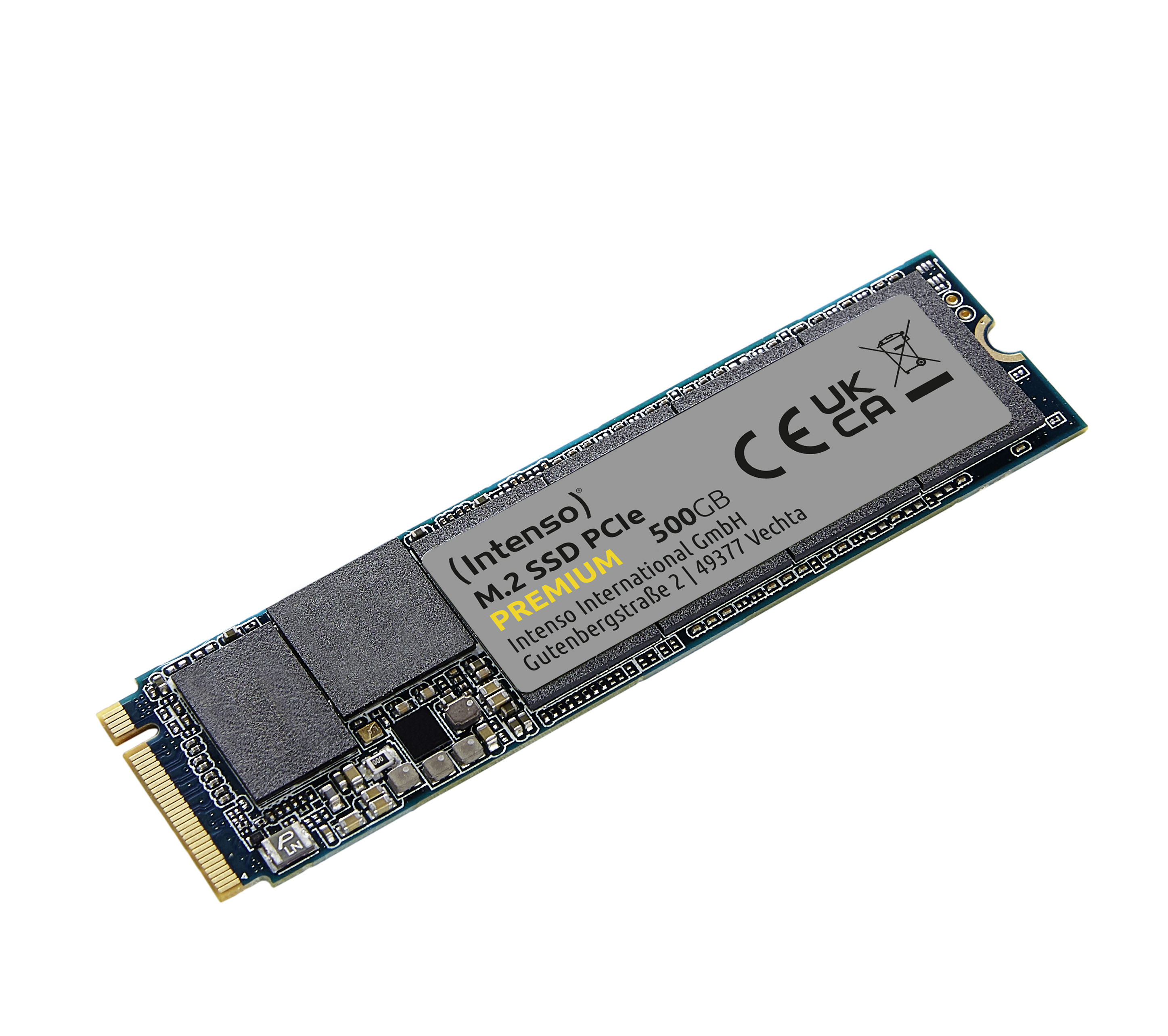 Image of Intenso SSD 500GB Premium M.2 PCIe PCI Express 3.0 NVMe
