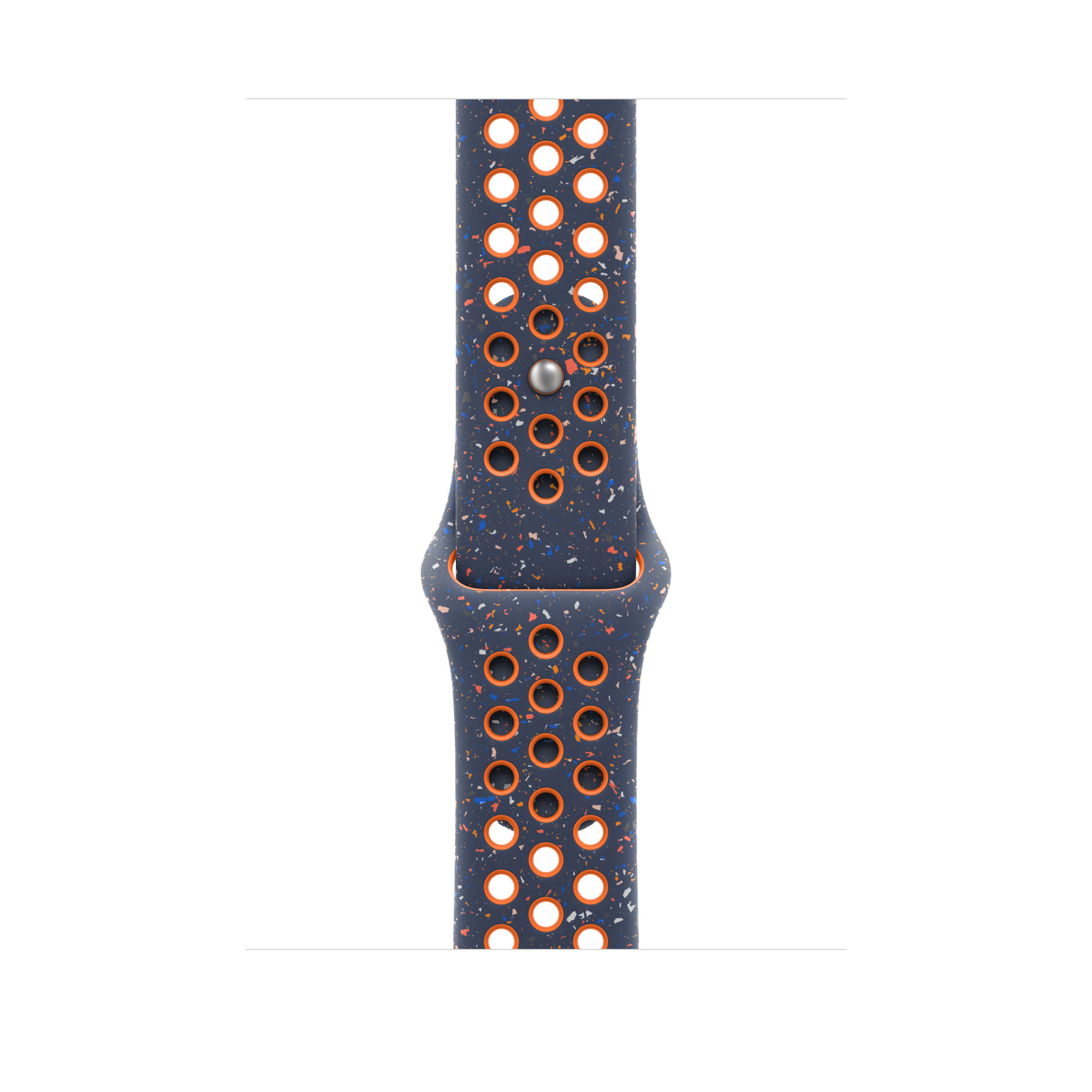 Apple MYLA3ZM/A smart wearable accessory Band Blue. Orange Fluoroelast