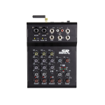 Monoprice 625910 audio mixer 4 channels Black