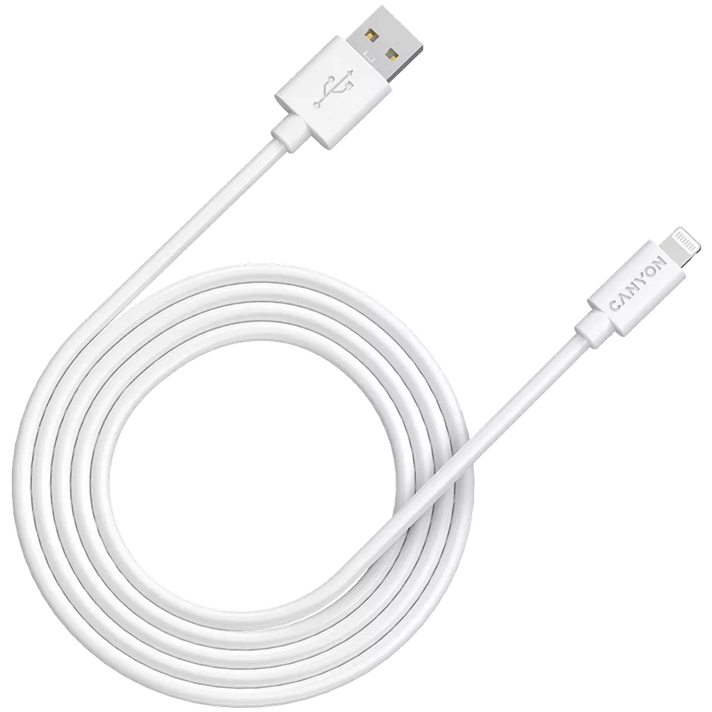 Canyon CNS-MFIC12W lightning cable 2 m White