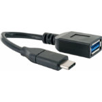 Schwaiger CK 3105 USB-kabel USB 3.2 Gen 1 (3.1 Gen 1) 0,15 m USB A USB C Zwart