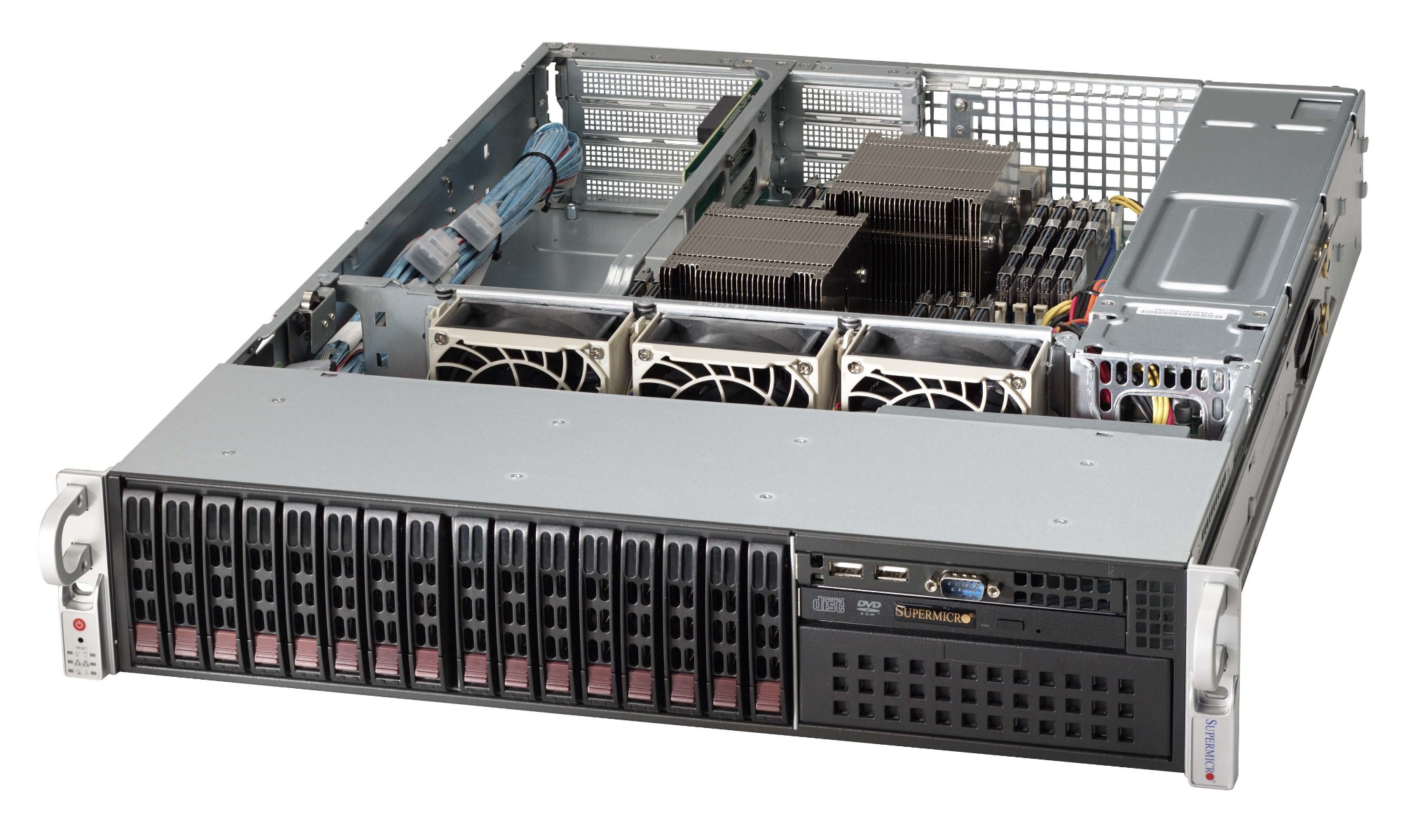Supermicro CSE-213BAC8-R1K23WB computer case Rack Black 1200 W