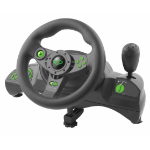 Esperanza EGW102 Gaming Controller Black, Green USB Steering wheel Digital PC, Playstation 3