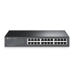 TP-LINK TL-SF1024D Unmanaged Fast Ethernet (10/100) Black