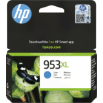 HP F6U16AE/953XL Ink cartridge cyan high-capacity, 1.45K pages 18ml for HP OfficeJet Pro 7700/8210/8710