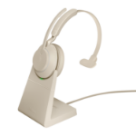 Jabra Evolve2 65 USB-A UC Chrg stand Mono - Beige