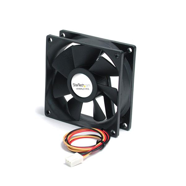 Image of StarTech.com 80x25mm Ball Bearing Quiet Computer Case Fan w/ TX3...