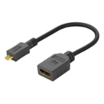 Microconnect HDM19F19MMC cable gender changer HDMI Type D (Micro) HDMI Black