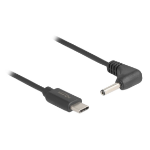 DeLOCK 85393 electriciteitssnoer Zwart 1,5 m USB C 3.5 x 1.35 mm