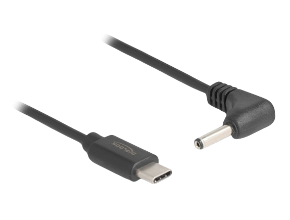 DeLOCK USB Type-C Power Cable to DC 3.5 x 1.35 mm male angled 1.5 m