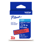 Brother TZE431G label-making tape Black on red TZe