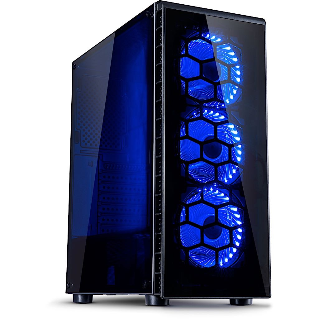 88881292 INTER-TECH Inter-Tech Geh CXC2 Gaming 3x120mm Lfter Argus L-12025 blau