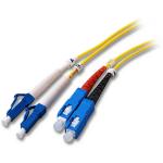 EFB Elektronik O0360.20 Glasvezel kabel 20 m LC SC OS2 Geel