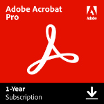 Adobe Acrobat Pro Government, 1 year subscription Document management Government (GOV) 1 license(s) 1 year(s)
