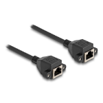 DeLOCK RJ50 Extension Cable female to female S/FTP 0.5 m black