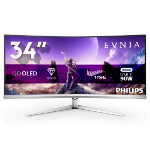 Philips 34M2C8600/00 computer monitor 86.4 cm (34") 3440 x 1440 pixels Wide Quad HD OLED White