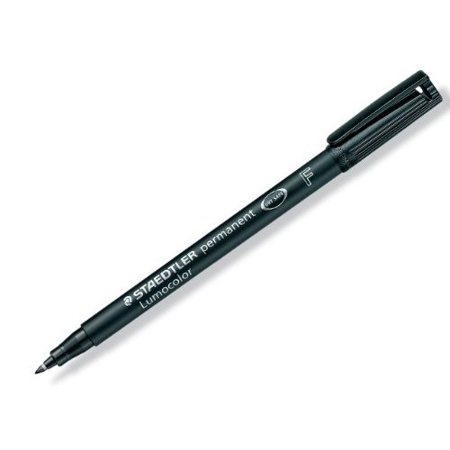 Staedtler Lumocolour Pen Permanent Fine Black (Pack of 10) 318-9