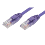 4Cabling 2m RJ45 CAT5E Ethernet Network Cable | Purple