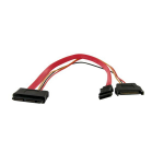 StarTech.com 12in Micro SATA to SATA with SATA Power Adapter Cable