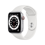 Apple Watch Series 6 OLED 44 mm 4G Silver GPS (satellite)