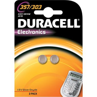 Image of Duracell Electronics 357H - Batterie 2 x SR44 - Battery - LR 44/V13GA