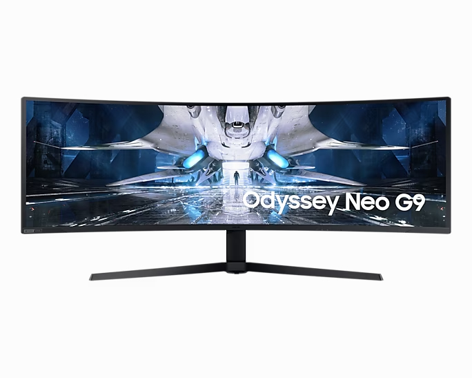 Samsung Odyssey LS49AG954NP computer monitor 124.5 cm (49") 5120 x 1440 pixels LCD Black, White