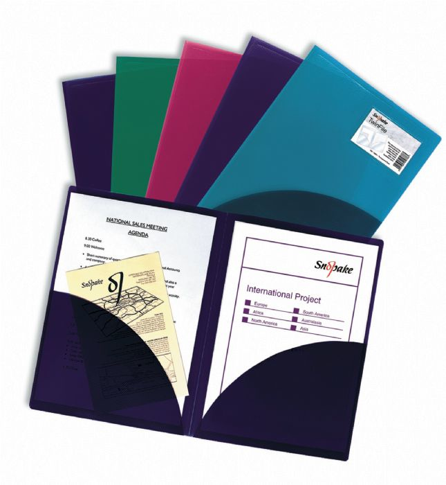 Image of Snopake 14030 folder Transparent A4