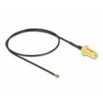 DeLOCK 12658 coaxial cable 0.35 m RP-SMA MHF 4L LK Black