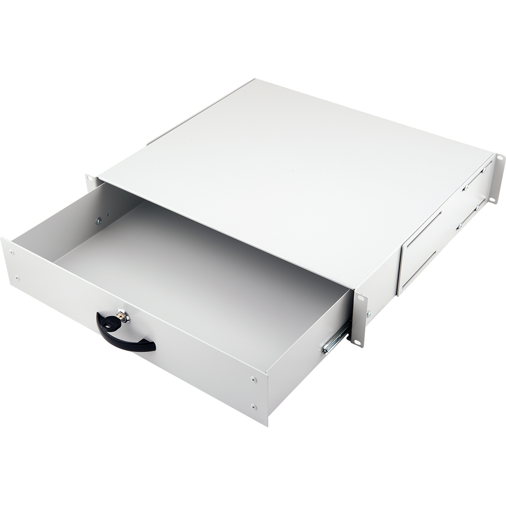 LevelOne Equip 280843 EZD-2-G Cabinet Drawer; 2U; Grey