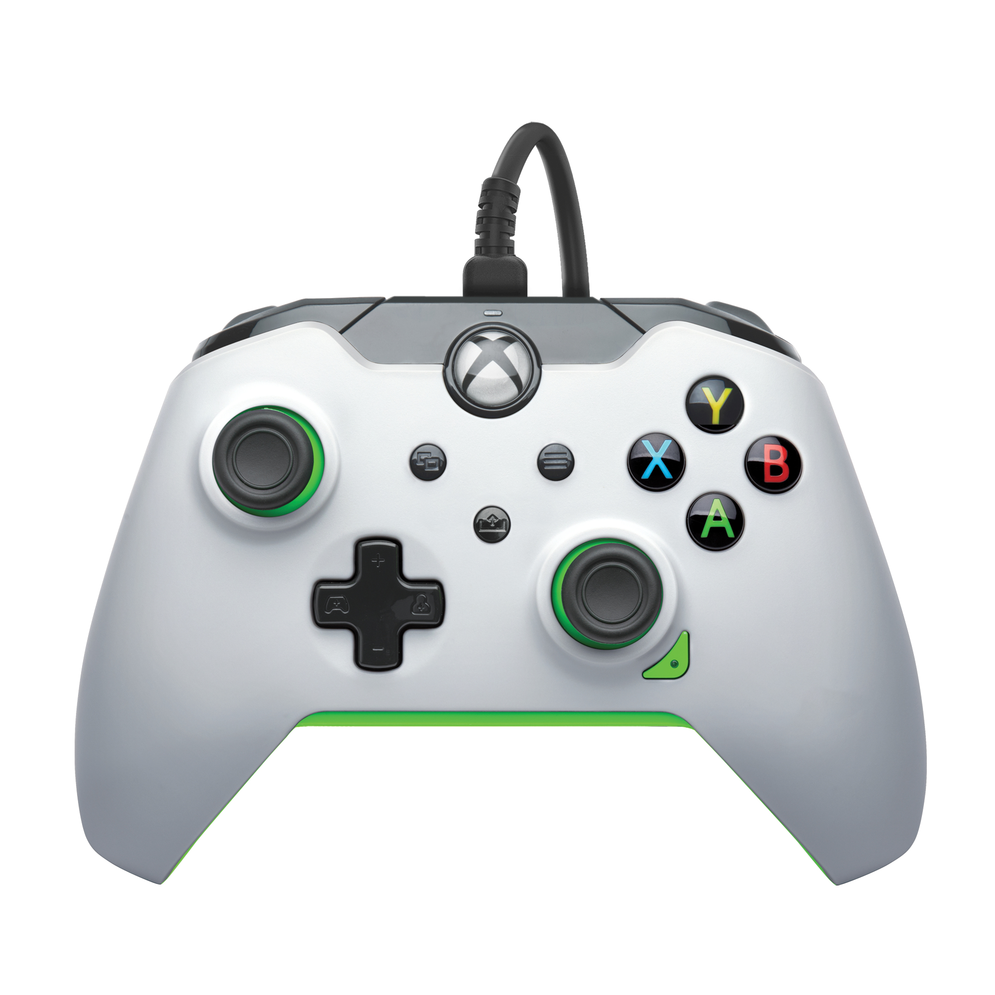 Image of PDP Wired Controller: Neon White - Xbox Series X|S, Xbox One,...