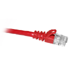 eNet Components 1ft Cat6 networking cable Red 11.8" (0.3 m)