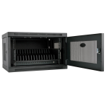 Tripp Lite CS16USB portable device management cart/cabinet Portable device management cabinet Black