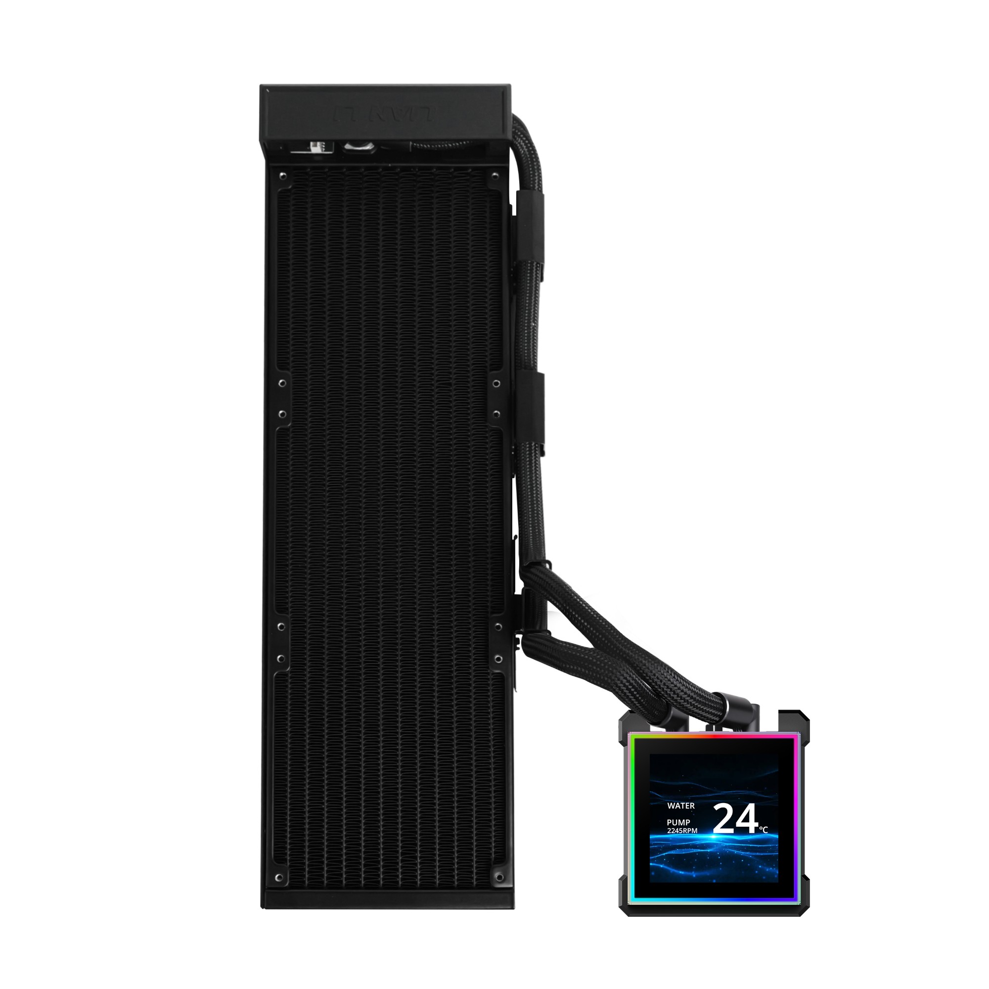 Lian Li Black/White Hydroshift Ii Lcd-S 360 Fanless Processor Liquid Cooling Kit B