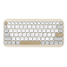 ASUS Marshmallow KW100 keyboard Home Bluetooth QWERTZ German Beige, Grey, White