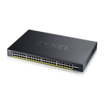 Zyxel XGS1935-52HP Managed L2/L3 Gigabit Ethernet (10/100/1000) Power over Ethernet (PoE)