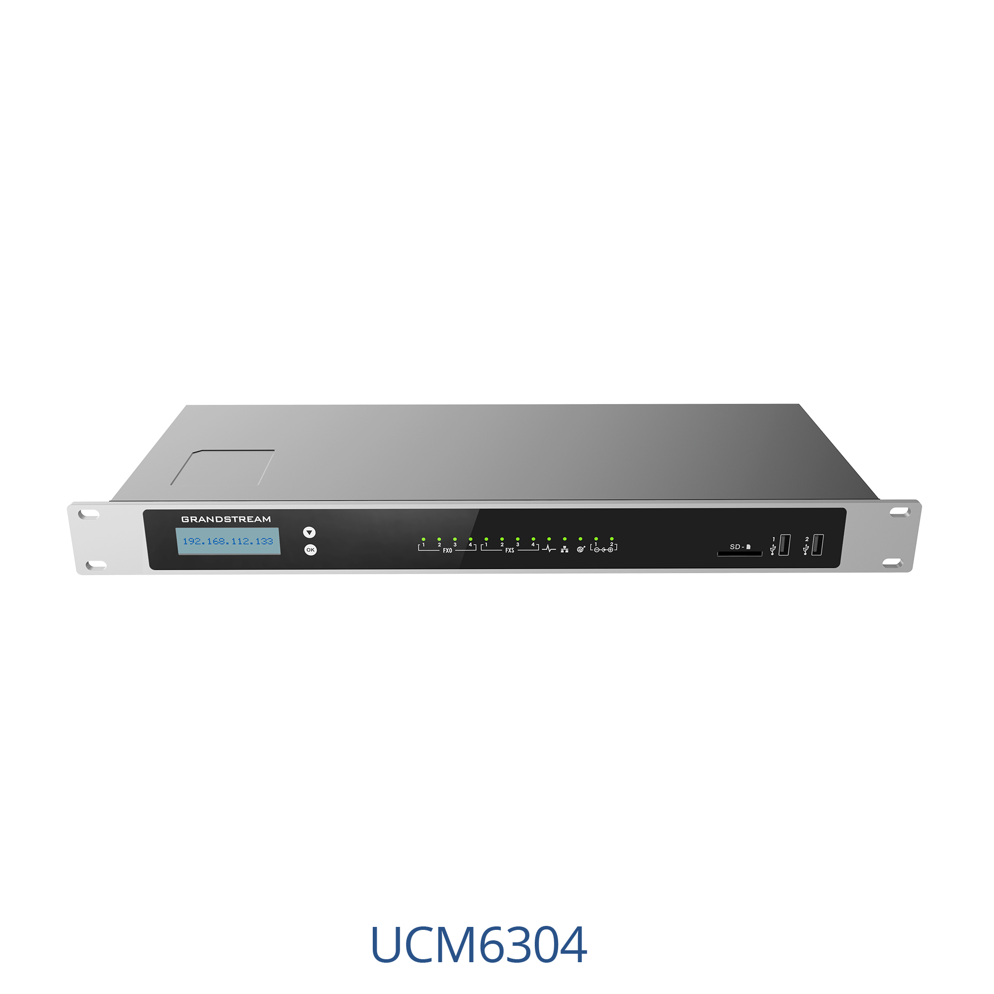 Grandstream Networks UCM6304 Private Branch Exchange (PBX) system 2000 user(s) IP Centrex (hosted/virtual IP)